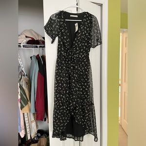 Abercrombie Floral Midi Dress NWT